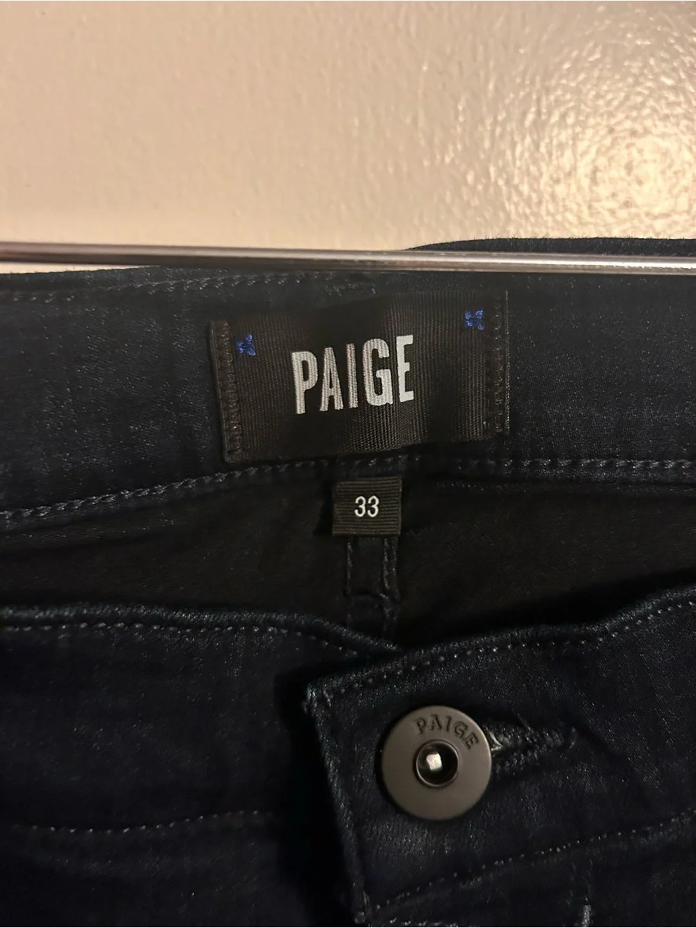 PAIGE Dark Indigo Slim Jeans - Picture 3 of 3